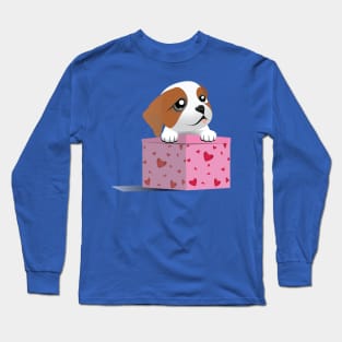 Puppy Love Valentine Long Sleeve T-Shirt